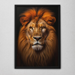Quadro Decorativo Olhar de Leão 3
