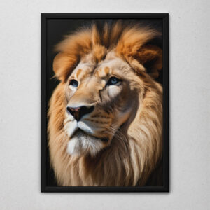 Quadro Decorativo Leão de Perfil 2