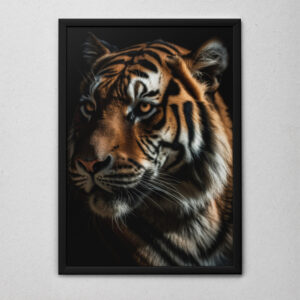 Quadro Decorativo Tigre de Perfil 2