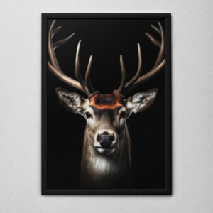 Quadro Decorativo Uma Rena te Olhando 2