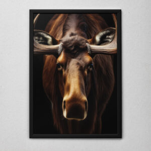 Quadro Decorativo Uma Alce te Olhando