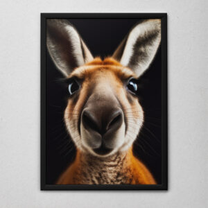 Quadro Decorativo Olha um Canguru
