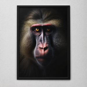 Quadro Decorativo Um Babuíno te Olhando 2