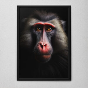 Quadro Decorativo Um Babuíno te Olhando 3