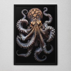 Quadro Decorativo Os Tentáculos do Polvo