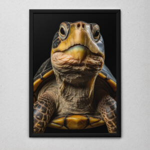 Quadro Decorativo Tartaruga Feliz