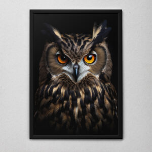Quadro Decorativo O Retrato da Coruja