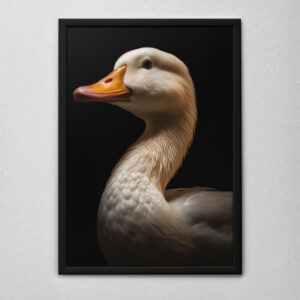 Quadro Decorativo O Pato de Perfil