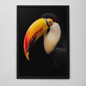 Quadro Decorativo O Tucano te Olhando